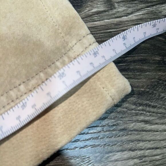 Skotts Tan Suede Leather Pants Size 14/26 - Picture 12 of 13